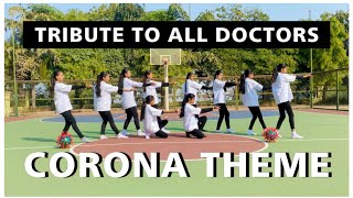 Corona Theme Act  Patriotic Dance Drama  Tribute To All Doctors  Saket International School Anjad [upl. by Acinomal]