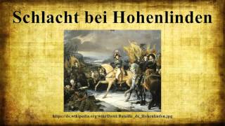 Schlacht bei Hohenlinden [upl. by Graig709]