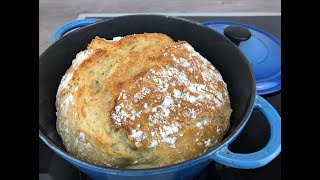 1 Tasse 1 Topf 1 Rezept dass du nie vergessen wirst Brot ohne kneten [upl. by Jerrine256]