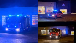 Uitruk Brandweer post Putte voor brand voertuig klein in Beerzel Putte [upl. by Aihsekal]