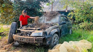 Car Restoration  REVIVING a forgotten Daewoo after many years of silence [upl. by Dare14]