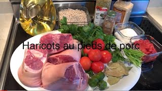 Comment préparer la recette d’haricots aux pieds de porc recette d’haricots au porc [upl. by Biamonte]