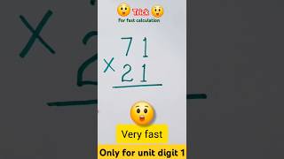 Easy way for fast calculation  fast calculation trick  viral trick  ytshort ❤️❤️❤️ [upl. by Savill]