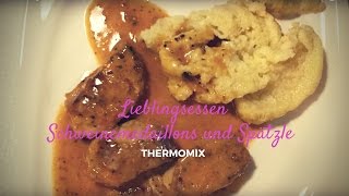 Thermomix® TM5 Rezept dass zum Lieblingsessen wird Schweinemedaillons und Spätzle [upl. by Cookie]