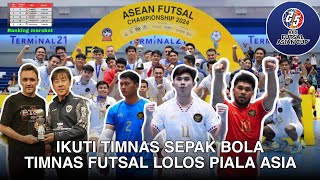 juara AFF ranking timnas futsal Indonesia meroket dan otomatis lolos AFC Asian cup [upl. by Landis980]