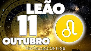 UAU😵 SUA PREMONIÇÃO SE CUMPREU❗️ Leão ♌ Horóscopo do dia de hoje 11 de outubro 2024 🔮 tarô zodíaco [upl. by Theta]