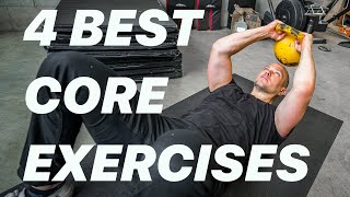 4 Best Core Exercises for Beginners [upl. by Ahsratal]