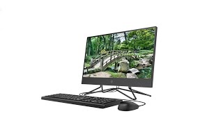 Review PC HP All in One 200 Pro G4 i51235U8GB RAM256GB SSD215 inch FHDWLBTKMWin 11 [upl. by Yv433]