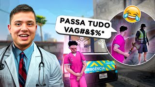 VIREI MÉDICO CORRUPTO no GTA RP 😂 Modder Clips [upl. by Nanerb888]