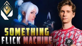 PRX SOMETHING  FLICK MACHINE  VALORANT MONTAGE HIGHLIGHTS [upl. by Eibot]