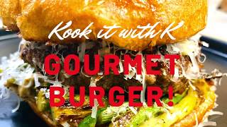 Gourmet burger  best burger recipe [upl. by Adierf]