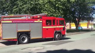 Greater Manchester Fire amp Rescue Service  Whitehill Turnout [upl. by Tingey]