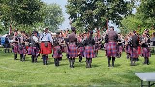 Glengarry Pipe Band  Grade 4 Medley  Glengarry Highland Games 2024 [upl. by Fenton]