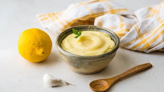 Homemade Garlic Aioli Recipe [upl. by Ludie]