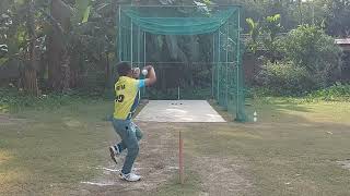 New white leather ball se bowling practice  Legspin bowling  Under14 Cricketer [upl. by Jeremiah557]