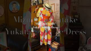 Mizutamabatake Yukata Remake Dress handmade anime manga kimono remake ハンドメイド japan [upl. by Notaek]