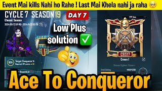 🇮🇳DAY 07  FINALLY REACHED ACE  DAILY PLUS TARGET SOLO RANKPUSH TIPS AND TRICKS [upl. by Roddy]