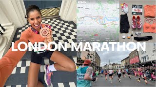 LONDON MARATHON 🇬🇧 vlog  mi mejor marca en 3h20 [upl. by Llyrat60]