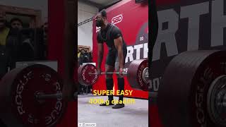 Sanchez Dillons 400kg deadlift at u105kg bodyweight  Video credits Iron legends hub [upl. by Elazaro459]