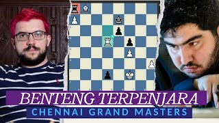 Mengubur Benteng Lawan  Maxime Vachier Lagrave vs Parham Maghsoodloo  Chennai Grand Masters 2024 [upl. by Ikairik386]