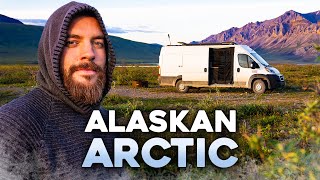 Van Camping in Arctic of Alaska The Dalton Highway [upl. by Ahse]