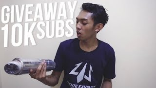 10k Subscriber Giveaway Knalpot 3 Suara Tridente [upl. by Crescentia]