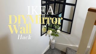 IKEA STAIR WALL MIRROR HACK [upl. by Nnilsia]