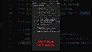 how to upload image file in django [upl. by Elnora]