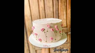 Simple Cake Decoration Idea  Trendy Birthday Cake Decoration Idea  Aesthetic Cake Design Ideas 🎂 [upl. by Lladnik131]