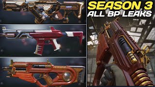 Season 3 All Battle pass Weapons Ironsights Full Gameplay Leaks Codm 2024  Season 3 Battle pass Cod [upl. by Rimisac]