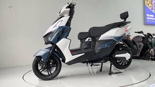 YW10 Twocolor Electric Moped Motorcycle Scooter Model Display 1200W 72V 20Ah 50kmH electricmoped [upl. by Haswell850]