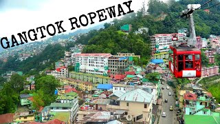 GANGTOK ROPEWAY  Gangtok City View From Ropeway  Sikkim  Gangtok City  Gangtok  Cable Car [upl. by Eelyam105]