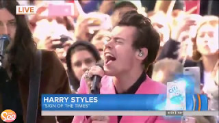 Sign Of The Times  Harry Styles  LIVE on The Today Show [upl. by Kinchen]