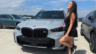 2024 BMW X5 M60i in Brooklyn Grey with Tartufo Merino Leather  BEAUTIFUL SPEC [upl. by Anoid947]