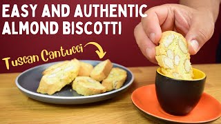 Make Biscotti Like An Italian Authentic Tuscan cantucci recipe [upl. by Liahcim]