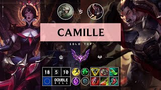 Camille Top vs Darius  EUW Master Patch 1414 [upl. by Nylevol782]