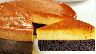 💖CHOCO FLAN PASTEL IMPOSIBLE SIN HORNO FACILISIMO😙👍 [upl. by Gaillard]