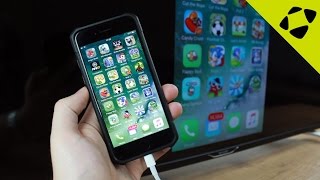 iPhone 7 How to Connect to HDTV in Under a Minute Screen Mirroring Guide [upl. by Imac879]