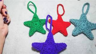 Tutorial Steluța ornament pentru bradUL DE CRACIUN 🎄STAR ORNAMENT TUTORIAL FOR CHRISTMAS TREE [upl. by Netty]