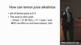 Dr David Goldfarb on Lemon Juice and Urine pH [upl. by Keriann]