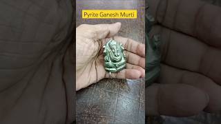 Pyrite Ganesh Murti 🙏 pyrite pyritestone ganesh ganeshstatus poojavidhi ytshort haridwar [upl. by Lear]