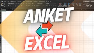 Excele Anketler Nasıl Girilir  Çok Basit [upl. by Hcaz473]