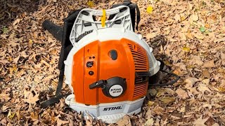 Stihl BR600 leaf blower 2 years later 👍 [upl. by Yrnehnhoj]