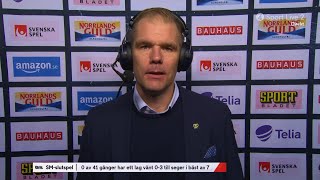 Tomas Mitell efter övertidsförlusten  Intervju  Rögle BK  Färjestad BK  Kvart 3  20240325 [upl. by Aroled]