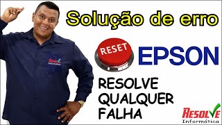 ✅ 14 Dicas de Reset da almofada ERRO TRAVAMENTO FALHA e BUG Epson qualquer modelo RESOLVIDO [upl. by Gan]