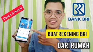 Cara Membuat Rekening BRI secara Online Tanpa Pergi ke Bank [upl. by Linder399]