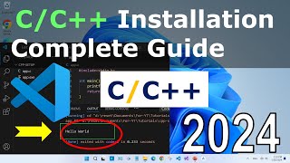 How to Install C  C Compiler and Set up Visual Studio Code for CC Programming [upl. by Baggott]