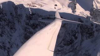 Sport of Kings  Gliding along the summit ridge of Mount Cook New Zealand [upl. by Fiann]