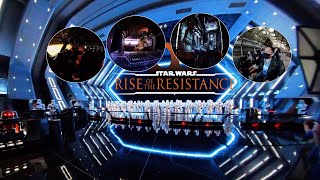 STAR WARS RISE OF THE RESISTANCE RIDE  STAR WARS GALAXYS EDGE AT DISNEYLAND CALIFORNIA 2022 4K [upl. by Araeic]