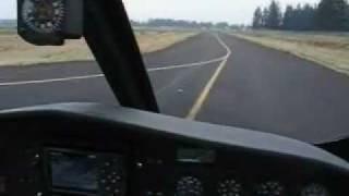 Sportcopter 2 Takeoff flying around landing and taxiway hops [upl. by Nnairak]